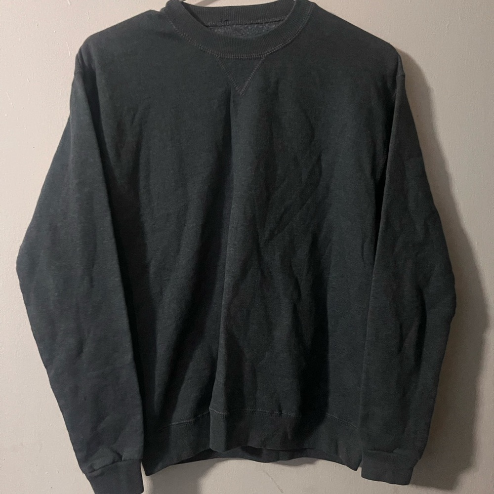 vintage kids Jerzees by Russell Athletic gray crewneck sweatshirt. Sz-L